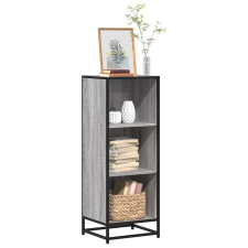 vidaXL szürke sonoma színű szerelt fa könyvszekrény 40x35x107,5 cm bútor