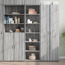 vidaXL szürke sonoma színű szerelt fa magasszekrény 50 x 41 x 185 bútor