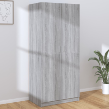 vidaXL szürke sonoma színű szerelt fa ruhásszekrény 80 x 52 x 180 cm bútor