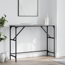 vidaXL szürke sonoma színű szerelt fa tálalóasztal 100x32x75 cm bútor