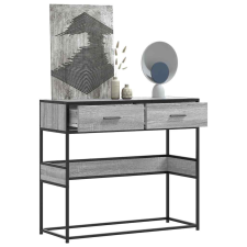 vidaXL szürke sonoma színű szerelt fa tálalóasztal 90x35x80 cm bútor
