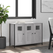 vidaXL szürke sonoma színű szerelt fa tálalószekrény 100x35x70 cm bútor