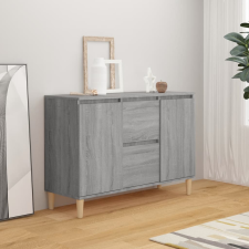 vidaXL szürke sonoma színű szerelt fa tálalószekrény 103,5x35x70 cm bútor