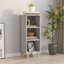 vidaXL szürke sonoma színű szerelt fa tálalószekrény 34,5x32,5x90 cm bútor