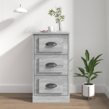 vidaXL szürke sonoma színű szerelt fa tálalószekrény 36x35,5x67,5 cm bútor