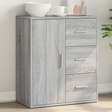 vidaXL szürke sonoma színű szerelt fa tálalószekrény 60 x 31 x 70 cm bútor