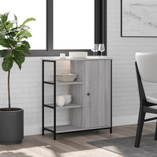 vidaXL szürke sonoma színű szerelt fa tálalószekrény 70 x 30 x 80 cm bútor
