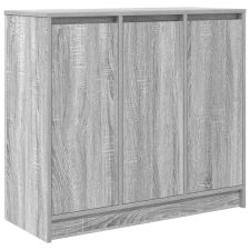 vidaXL szürke sonoma színű szerelt fa tálalószekrény 85x34x76 cm (861630) bútor