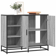 vidaXL szürke sonoma színű szerelt fa tálalószekrény 92 x 35 x 76 cm bútor