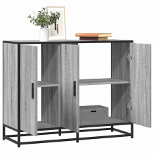 vidaXL szürke sonoma színű szerelt fa tálalószekrény 94x35x76 cm bútor