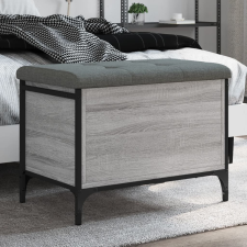 vidaXL szürke sonoma színű szerelt fa tárolópad 62 x 42 x 45 cm bútor