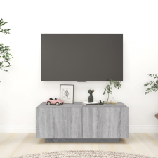 vidaXL Szürke sonoma színű szerelt fa TV-szekrény 100 x 35 x 40 cm bútor