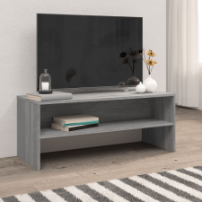 vidaXL szürke sonoma színű szerelt fa TV-szekrény 100 x 40 x 40 cm bútor