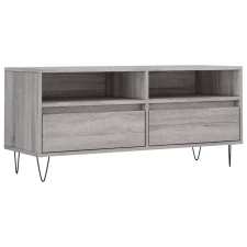 vidaXL szürke sonoma színű szerelt fa TV-szekrény 100x34,5x44,5 cm (831242) bútor