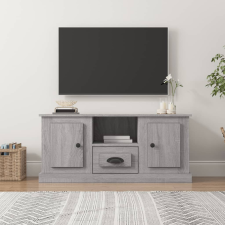vidaXL Szürke sonoma színű szerelt fa tv-szekrény 100x35,5x45 cm bútor