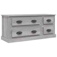 vidaXL szürke sonoma színű szerelt fa TV-szekrény 100x35,5x45 cm (816454) bútor