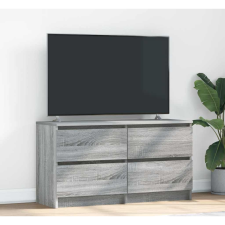 vidaXL szürke sonoma színű szerelt fa TV-szekrény 100x35x54 cm (861801) bútor