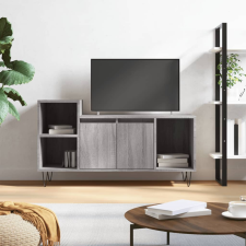 vidaXL szürke sonoma színű szerelt fa TV-szekrény 100x35x55 cm bútor