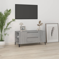 vidaXL szürke sonoma színű szerelt fa TV-szekrény 102x44,5x50 cm bútor