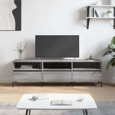 vidaXL szürke sonoma színű szerelt fa TV-szekrény 150x30x44,5 cm bútor