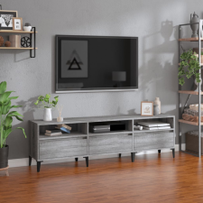 vidaXL szürke sonoma színű szerelt fa TV-szekrény 150x30x44,5 cm bútor