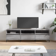 vidaXL szürke sonoma színű szerelt fa TV-szekrény 150x30x44,5 cm bútor