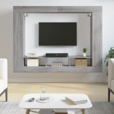 vidaXL szürke sonoma színű szerelt fa TV-szekrény 152x22x113 cm bútor