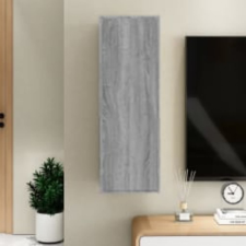 vidaXL szürke sonoma színű szerelt fa TV-szekrény 30,5 x 30 x 90 cm bútor