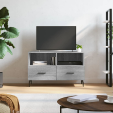 vidaXL szürke sonoma színű szerelt fa TV-szekrény 80x36x50 cm bútor