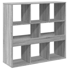 vidaXL szürke sonoma színű térelválasztó könyvszekrény 100x33x94,5 cm (854477) bútor