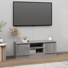 vidaXL szürke sonoma színű TV-szekrény ajtóval 102 x 30 x 36 cm bútor