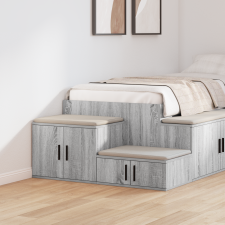 vidaXL Szürke Sonoma Tároló Szekrény 118x41x40 cm Műgyanta bútor
