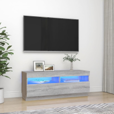 vidaXL szürke sonoma TV-szekrény LED-lámpákkal 100 x 35 x 40 cm bútor