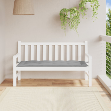 vidaXL Szürke szövet kerti padpárna 150 x 50 x 7 cm lakástextília