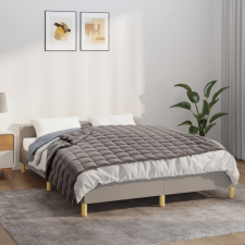 vidaXL szürke szövet súlyozott takaró 122 x 183 cm 5 kg lakástextília