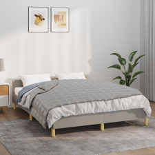 vidaXL szürke szövet súlyozott takaró 137 x 200 cm 10 kg lakástextília