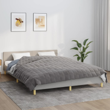 vidaXL Szürke szövet súlyozott takaró 200 x 230 cm 13 kg lakástextília