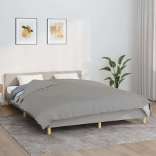 vidaXL Szürke szövet súlyozott takaró 200 x 230 cm 13 kg lakástextília