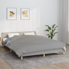 vidaXL szürke szövet súlyozott takaró 220 x 230 cm 11 kg lakástextília