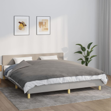 vidaXL szürke szövet súlyozott takaró huzattal 155 x 220 cm 7 kg lakástextília
