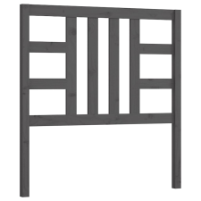 vidaXL szürke tömör fenyőfa ágyfejtámla 106 x 4 x 100 cm (817827) ágy és ágykellék
