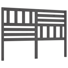 vidaXL szürke tömör fenyőfa ágyfejtámla 141 x 4 x 100 cm (814141) ágy és ágykellék