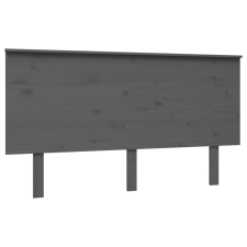 vidaXL szürke tömör fenyőfa ágyfejtámla 144x6x82,5 cm (819172) ágy és ágykellék