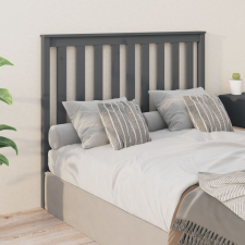vidaXL szürke tömör fenyőfa ágyfejtámla 146 x 6 x 101 cm ágy és ágykellék