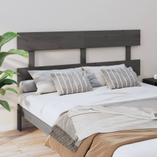 vidaXL szürke tömör fenyőfa ágyfejtámla 154x3x81 cm ágy és ágykellék