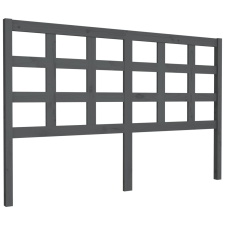 vidaXL szürke tömör fenyőfa ágyfejtámla 156 x 4 x 100 cm (817897) ágy és ágykellék
