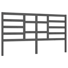vidaXL szürke tömör fenyőfa ágyfejtámla 186 x 4 x 104 cm (818157) ágy és ágykellék