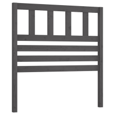 vidaXL szürke tömör fenyőfa ágyfejtámla 81 x 4 x 100 cm (814121) ágy és ágykellék