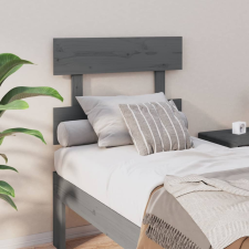 vidaXL szürke tömör fenyőfa ágyfejtámla 93,5 x 3 x 81 cm ágy és ágykellék