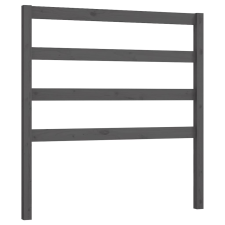 vidaXL szürke tömör fenyőfa ágyfejtámla 96 x 4 x 100 cm (817622) ágy és ágykellék